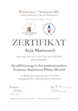 Zertifikat Senioren-Assistenz nach dem Plöner Modell für Anja Mattausch